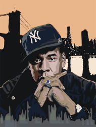 Raqamlar bo&#039;yicha rasm &quot; Jay-Z&quot;