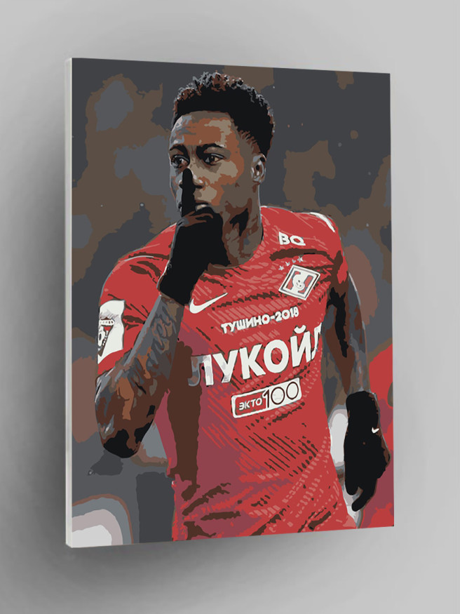 Raqamlar bo&amp;#039;yicha rasm &amp;quot;Futbolchi Kvinsi Promes&amp;quot;