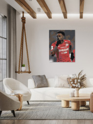 Картина по номерам &amp;quot;Футболист Квинси Промес&amp;quot;