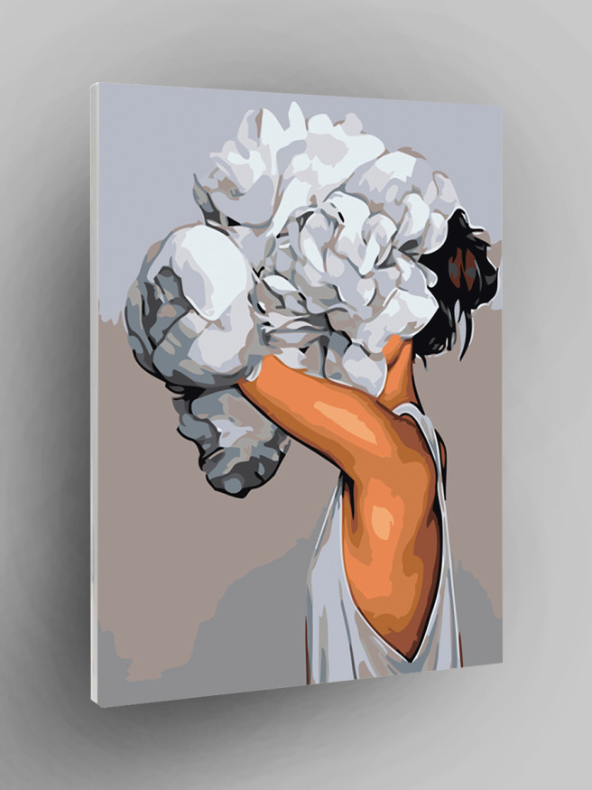 Raqamlar bo&amp;#039;yicha rasm &amp;quot;Boshdagi gul&amp;quot;