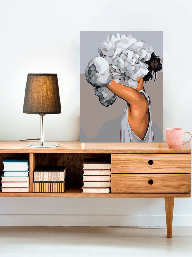 Raqamlar bo&amp;#039;yicha rasm &amp;quot;Boshdagi gul&amp;quot;