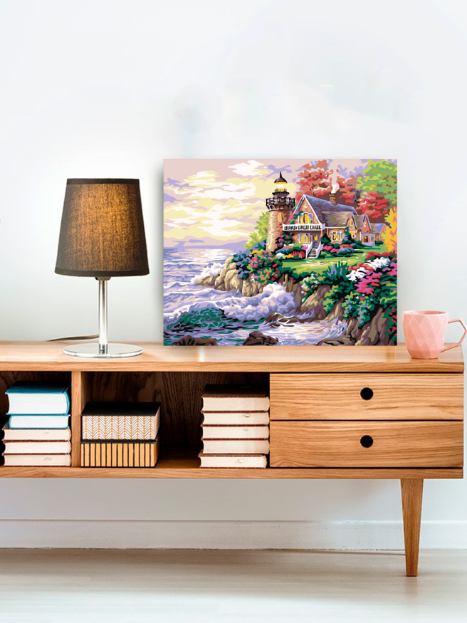 Картина по номерам &amp;quot;Дом у моря&amp;quot;