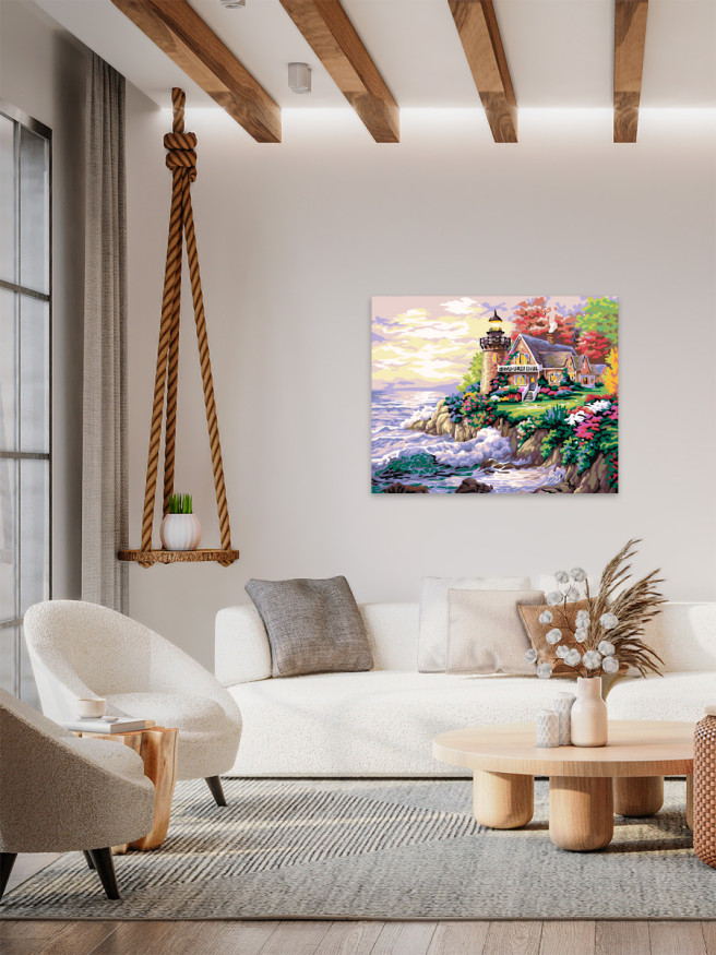 Картина по номерам &amp;quot;Дом у моря&amp;quot;
