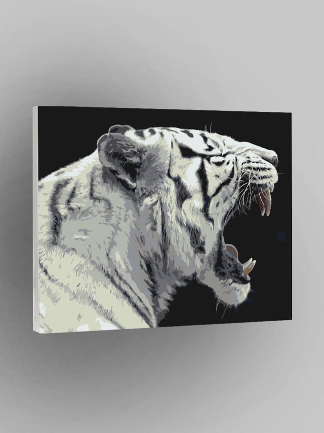 Raqamlar bo&amp;#039;yicha rasm &amp;quot;Oq yo&amp;#039;lbars&amp;quot;