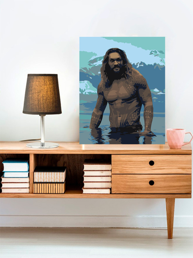 Raqamlar bo&amp;#039;yicha rasm &amp;quot;Aquaman&amp;quot;