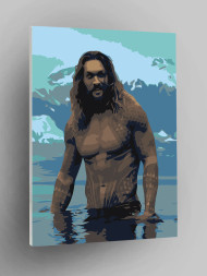 Raqamlar bo&#039;yicha rasm &quot;Aquaman&quot;