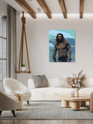 Raqamlar bo&#039;yicha rasm &quot;Aquaman&quot;