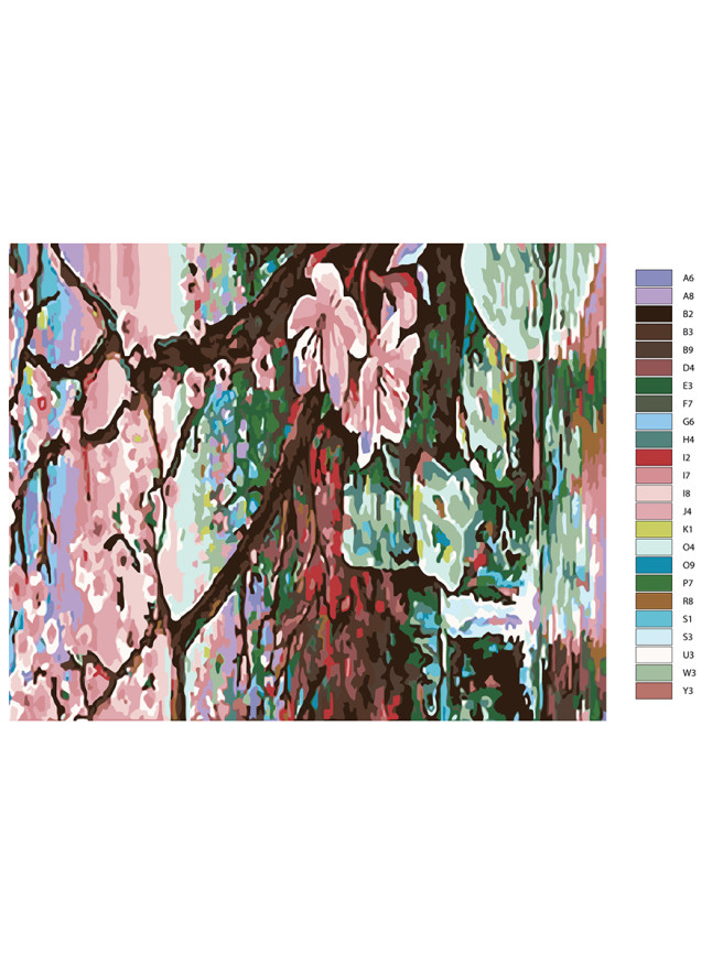 Картина по номерам &amp;quot;Цветы&amp;quot;