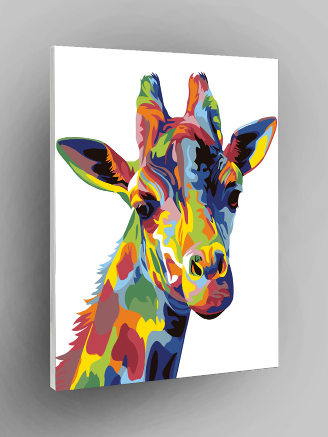 Raqamlar bo&amp;#039;yicha rasm &amp;quot;Rangli jirafa&amp;quot;