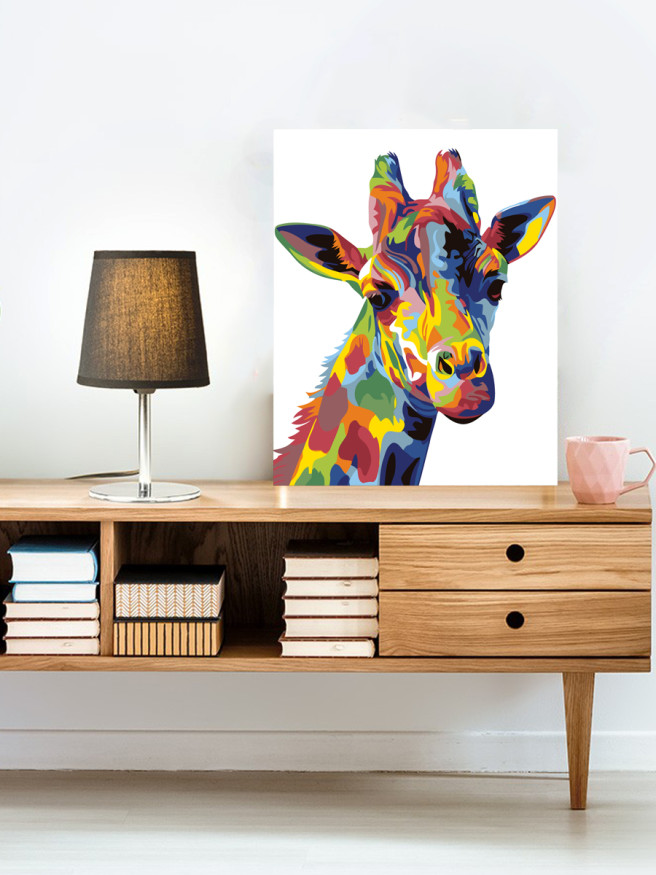 Raqamlar bo&amp;#039;yicha rasm &amp;quot;Rangli jirafa&amp;quot;