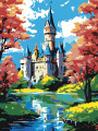 Картина по номерам &amp;quot;Красивый вид на замок&amp;quot;