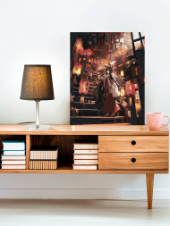 Картина по номерам &amp;quot;Девушка лиса аниме&amp;quot;