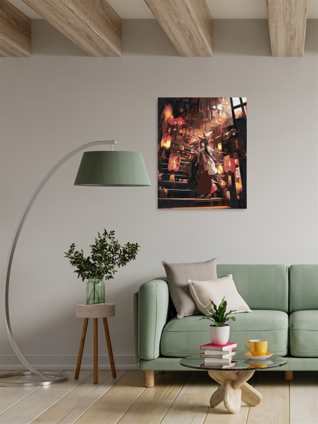 Raqamlar bo&amp;#039;yicha rasm &amp;quot;Anime qiz tulki&amp;quot;