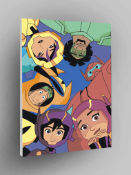 Raqamlar bo&#039;yicha rasm &quot;Qahramonlar shahri&quot;