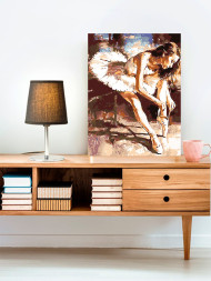 Raqamlar bo&#039;yicha rasm &quot;Balerina sahna ortida&quot;