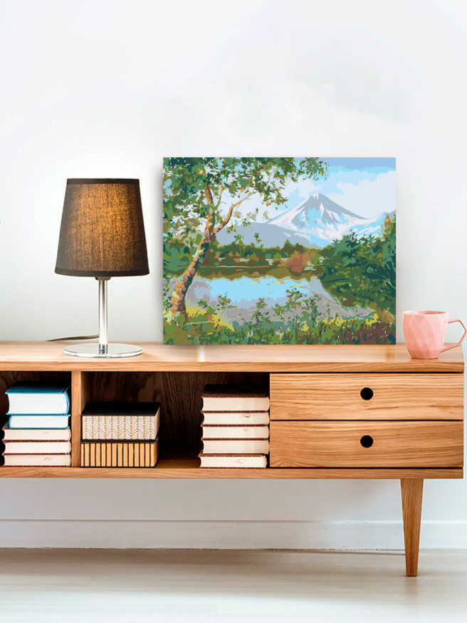 Raqamlar bo&amp;#039;yicha rasm &amp;quot;Tog&amp;#039;lar manzarasi&amp;quot;