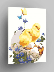 Raqamlar bo&#039;yicha rasm &quot;Tabiatdagi jo&#039;jalar&quot;