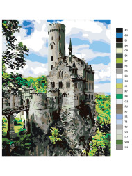 Картина по номерам &amp;quot;Замок&amp;quot;
