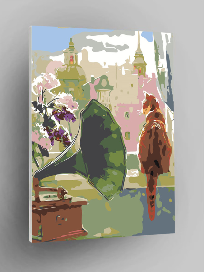 Raqamlar bo&amp;#039;yicha rasm &amp;quot;Musiqiy mushuk&amp;quot;