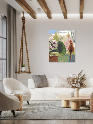 Картина по номерам "Музыкальный котик"