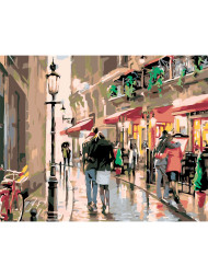 Raqamlar bo&#039;yicha rasm &quot;Shahardagi er-xotin&quot;