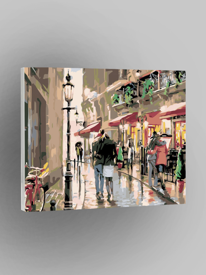 Картина по номерам &amp;quot;Пара в городе&amp;quot;