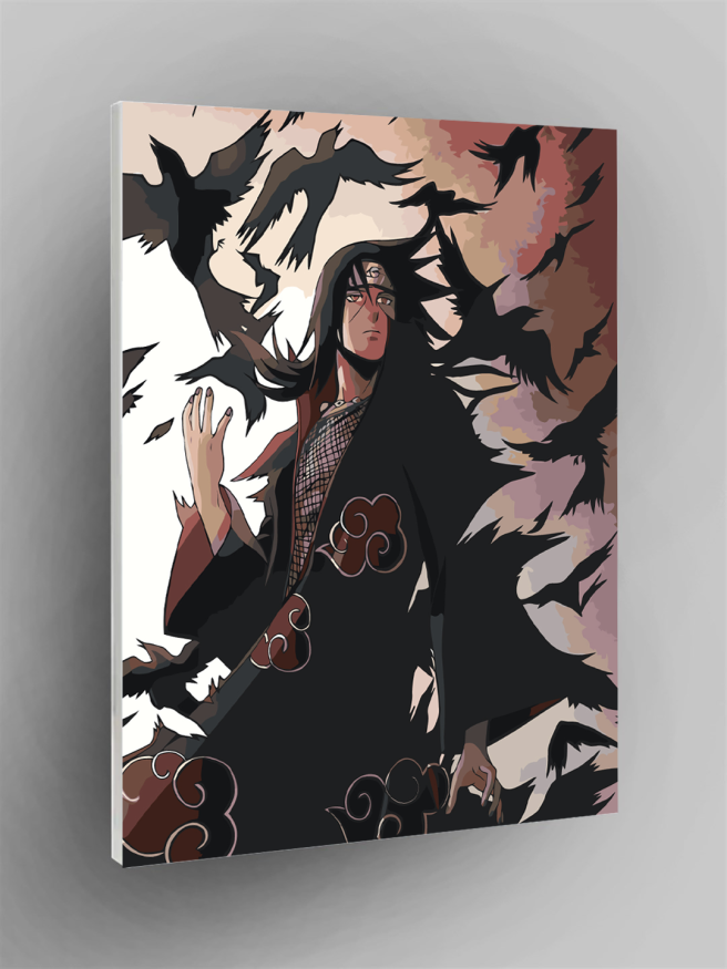 Raqamlar bo&amp;#039;yicha rasm &amp;quot;Naruto - Itachi Uchiha&amp;quot;