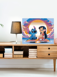 Raqamlar bo&#039;yicha rasm &quot;Lilo va Stich&quot;