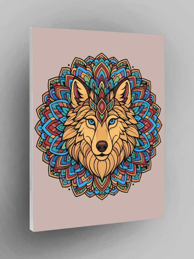 Raqamlar bo‘yicha rasm &amp;quot;Qo‘riqchi bo‘ri&amp;quot;