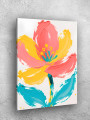 Holstga bosilgan poster &amp;quot;Yorqin abstrakt gul&amp;quot;