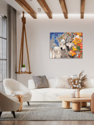 Raqamlar bo&#039;yicha rasm &quot;Bo&#039;ri va ayoli&quot;