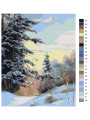 Картина по номерам &amp;quot;Зима в лесу&amp;quot;
