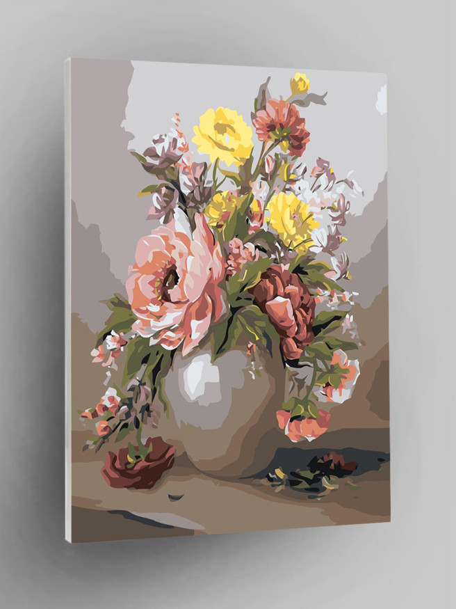 Картина по номерам &amp;quot;Ваза с цветами&amp;quot;