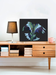 Raqamlar bo'yicha rasm " Chiroyli qush"