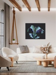 Raqamlar bo'yicha rasm " Chiroyli qush"