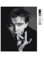 Raqamlar bo&amp;#039;yicha rasm &amp;quot;Leonardo Di Kaprio sigaret bilan&amp;quot;