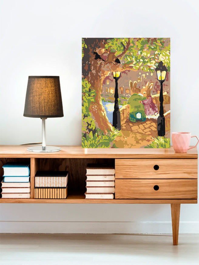 Raqamlar bo&amp;#039;yicha rasm &amp;quot;Bir juft quyon&amp;quot;