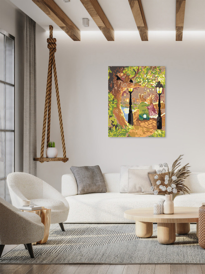 Raqamlar bo&amp;#039;yicha rasm &amp;quot;Bir juft quyon&amp;quot;