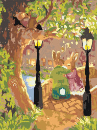 Картина по номерам "Пара зайцев"