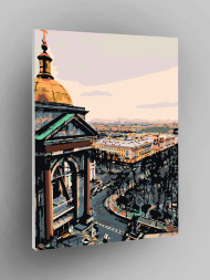 Картина по номерам &amp;quot;Питер с высоты&amp;quot;