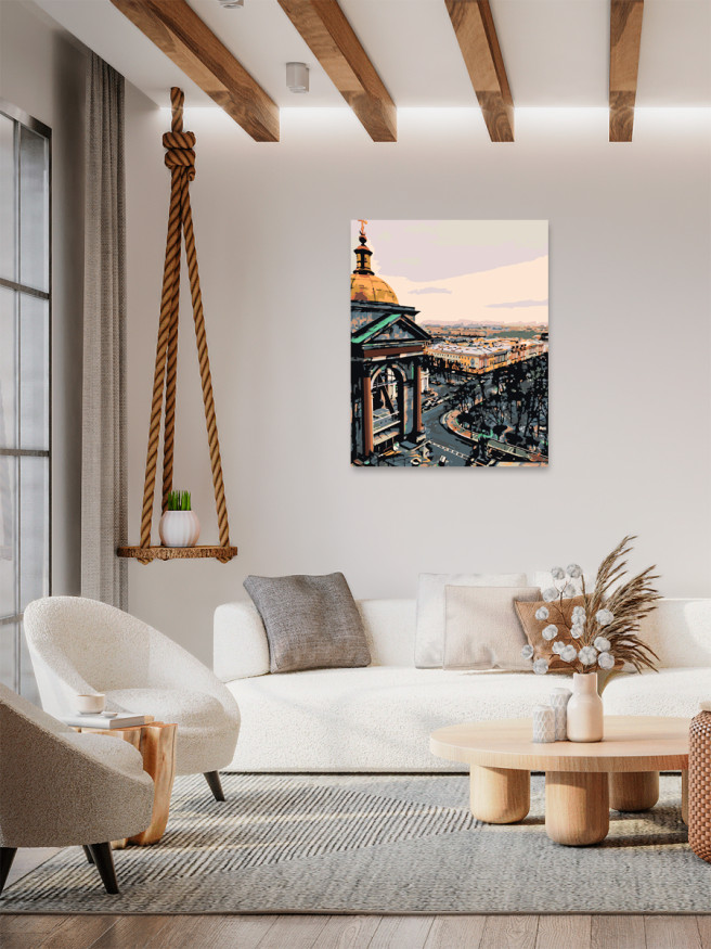 Картина по номерам &amp;quot;Питер с высоты&amp;quot;