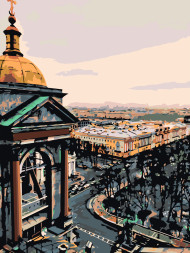 Картина по номерам &amp;quot;Питер с высоты&amp;quot;