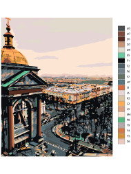 Картина по номерам &amp;quot;Питер с высоты&amp;quot;