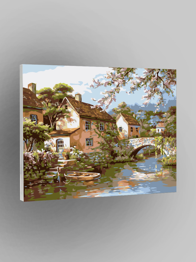 Raqamlar bo&amp;#039;yicha rasm &amp;quot;Qishloq&amp;quot;