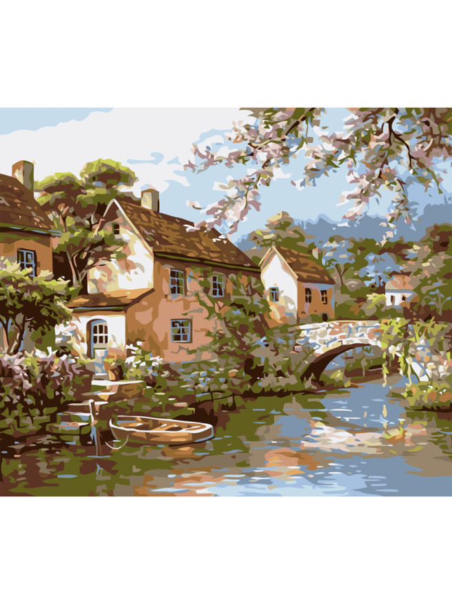 Raqamlar bo&amp;#039;yicha rasm &amp;quot;Qishloq&amp;quot;