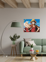 Картина по номерам &amp;quot;Соломенная Шляпа Луффи&amp;quot;