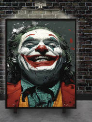 Постер на холсте &amp;quot;Улыбка Джокера навсегда&amp;quot;