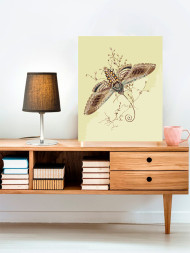 Картина по номерам "Бабочка"