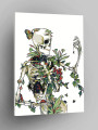 Картина по номерам &amp;quot;Скелет в цветах&amp;quot;