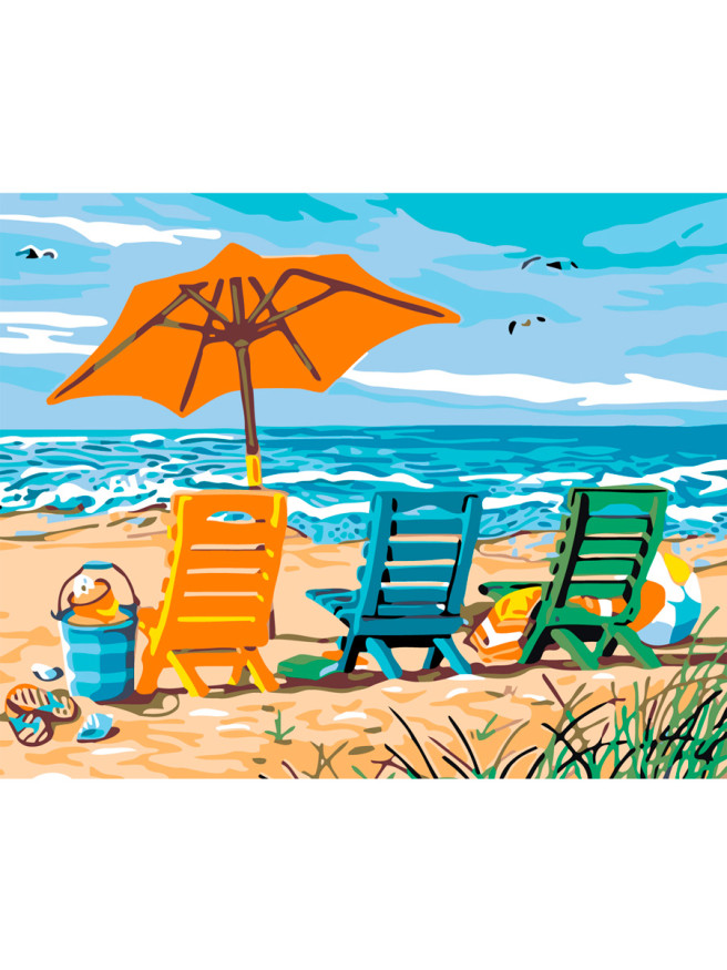 Картина по номерам &amp;quot;Курорт на море&amp;quot;